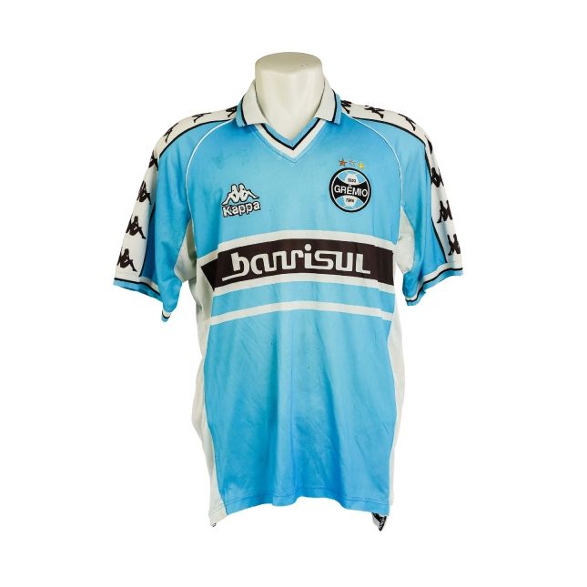 Camisa Grêmio 2004 – Kappa Azul Celeste – #23 Luizão