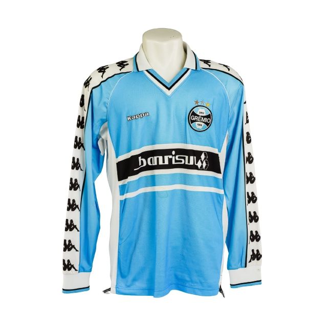 Camisa Grêmio 2002 – Kappa Celeste (Manga Longa) – #7