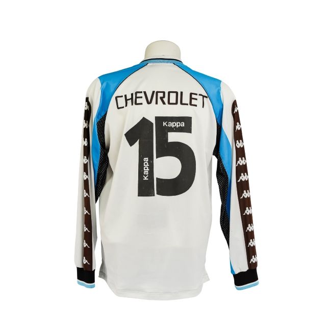 Camisa Grêmio 2003 – Kappa Branca (Patrocínio S10) – #15