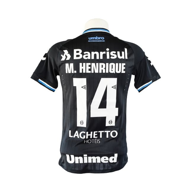 Camisa Preta Grêmio 2019 – Umbro – #14 M. Henrique