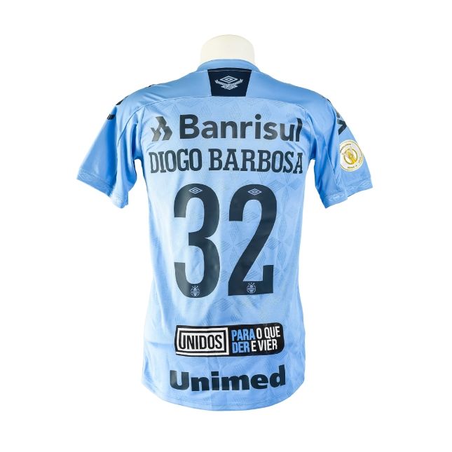 Camisa Celeste Grêmio 2022 – Umbro – #32 Diogo Barbosa