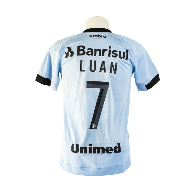 Camisa Celeste Grêmio 2016 – Umbro – #7 Luan