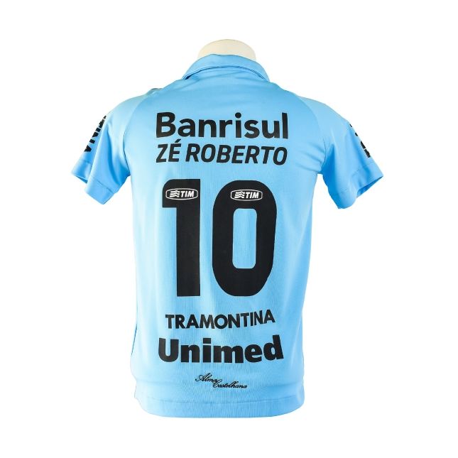 Camisa Celeste Grêmio 2013 – Topper – #10 Zé Roberto (Autografada)