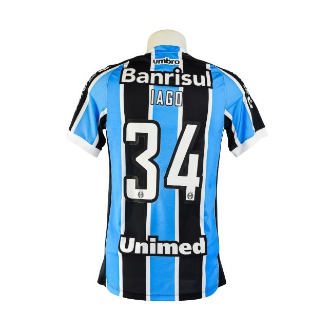 Camisa Tricolor Grêmio 2018 – Umbro – #34 Iago