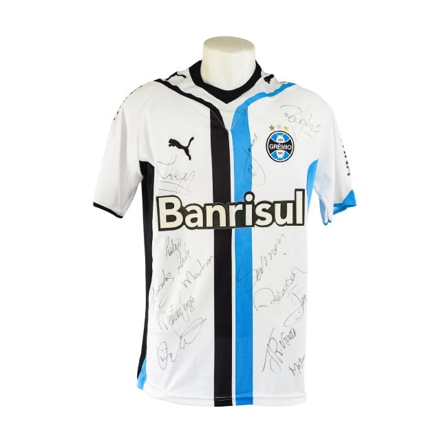 Camisa Grêmio 2013 – Puma – #22 – Autografada pelo elenco