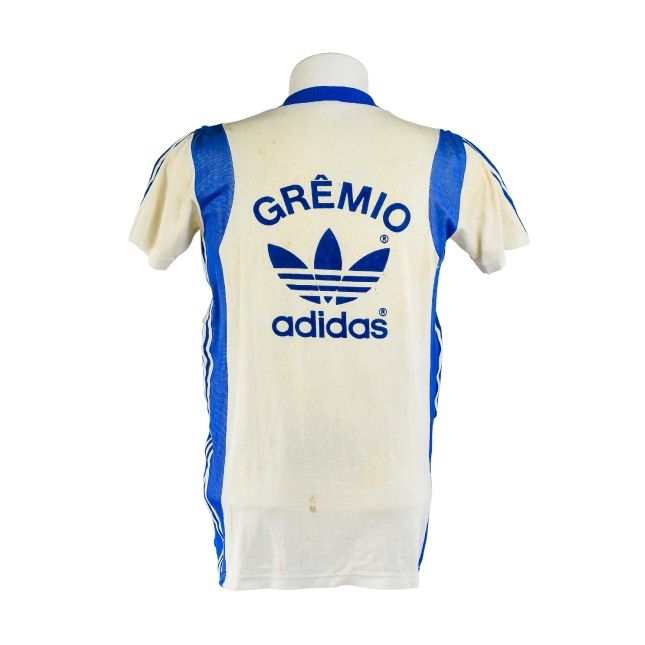 Camisa Grêmio 1981 – Adidas – Modelo Branco – Assinada por Leão