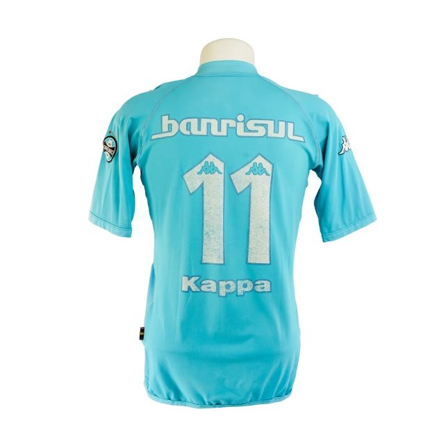 Camisa Grêmio 2007 – Kappa – #11 – Modelo Celeste (Carlos Eduardo)