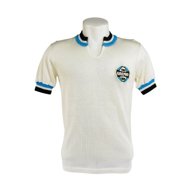 Camisa Grêmio 1971 – Sem marca – #10 – Modelo Reserva (Branca)
