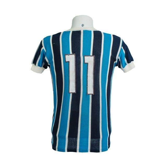Camisa Tricolor Grêmio 1970 – Modelo Retrô – Número 11