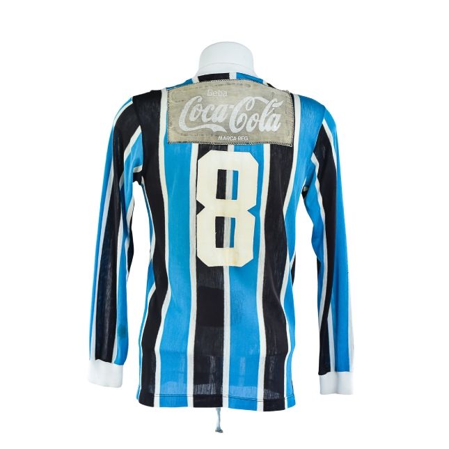 Camisa Listrada do Grêmio – Penalty – Coca-Cola – Manga Longa – #8