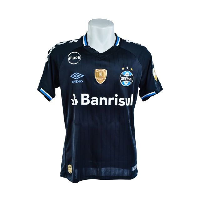 Camisa Preta do Grêmio – Umbro – Banrisul – Kannemann #4