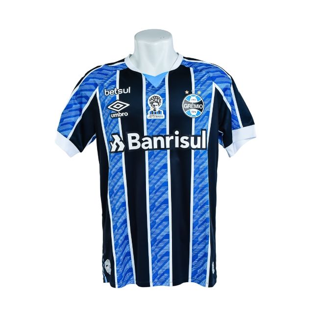 Camisa Listrada do Grêmio – Umbro – Banrisul – Geromel #3