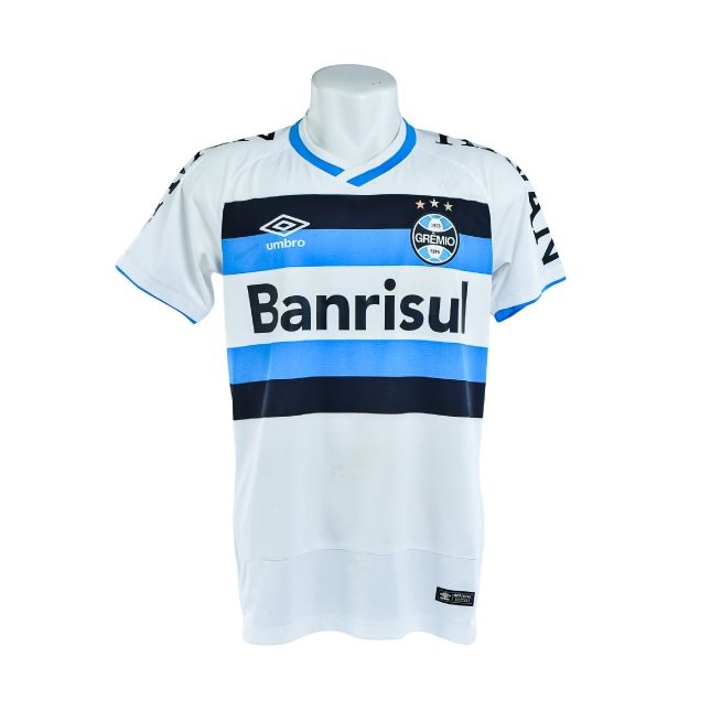 Camisa Branca do Grêmio – Umbro – Banrisul – Thyere #15