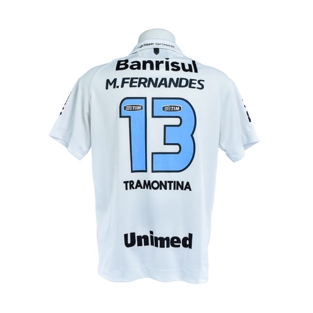 Camisa Branca do Grêmio – Topper – Banrisul – #13 – M. Fernandes