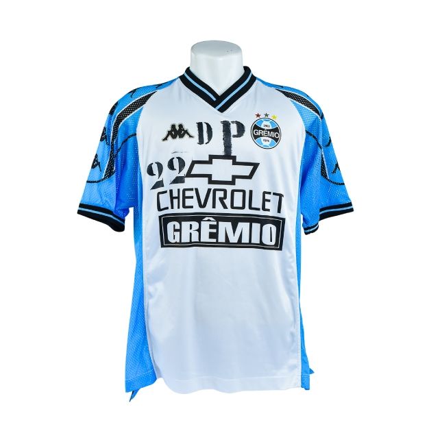 Camisa Branca do Grêmio – Kappa – Chevrolet – “DP 22”
