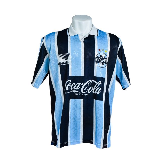 Camisa Tricolor do Grêmio – Penalty – Coca-Cola – #10