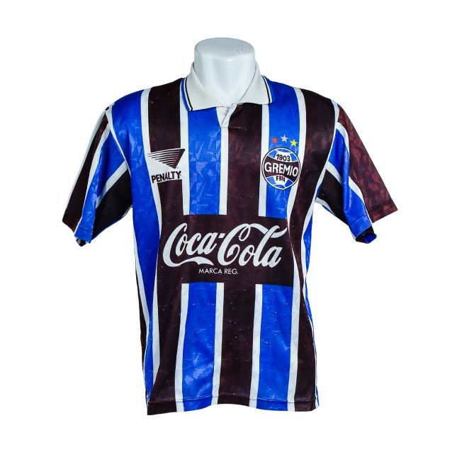 Camisa Tricolor do Grêmio – Penalty – Coca-Cola – #10