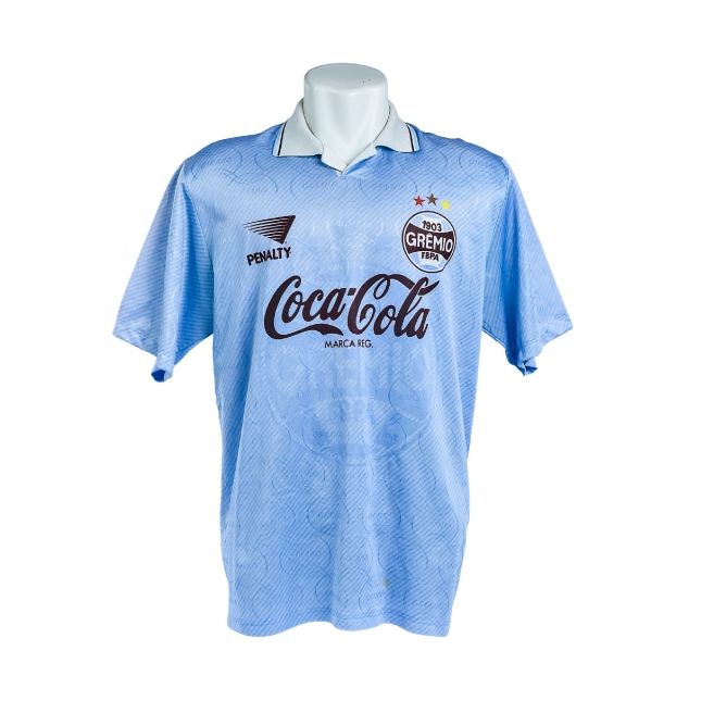 Camisa Azul Clara do Grêmio – Penalty – Coca-Cola – #16
