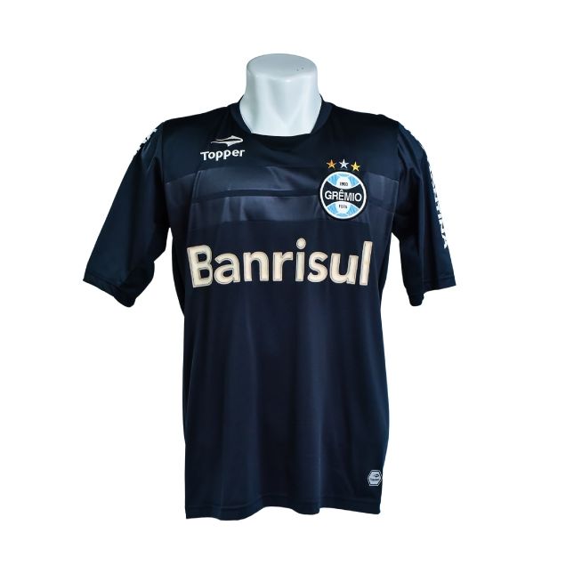 Camisa Azul Marinho do Grêmio – Topper – Banrisul – Zé Roberto – #10