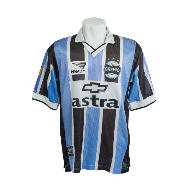 Camisa Tricolor Grêmio 2001 – Penalty – #22 Chevrolet