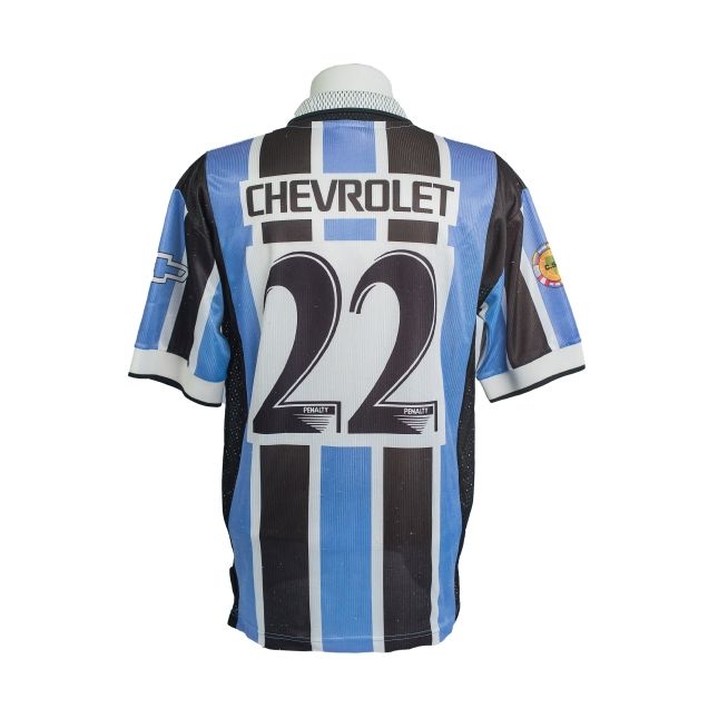 Camisa Tricolor Grêmio 2001 – Penalty – #22 Chevrolet