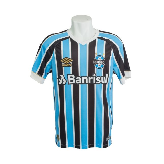 Camisa Tricolor Grêmio 2017 – Umbro – #3 Geromel