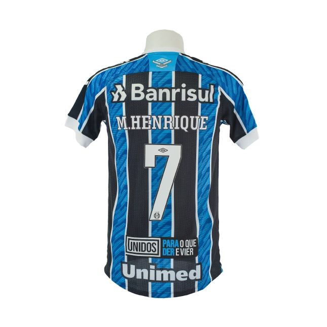 Camisa Tricolor Grêmio 2021 – Umbro – #7 M. Henrique
