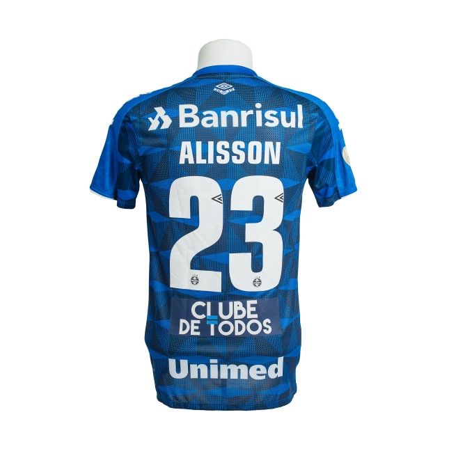 Camisa Azul Geométrica Grêmio 2021 – Umbro – #23 Alisson