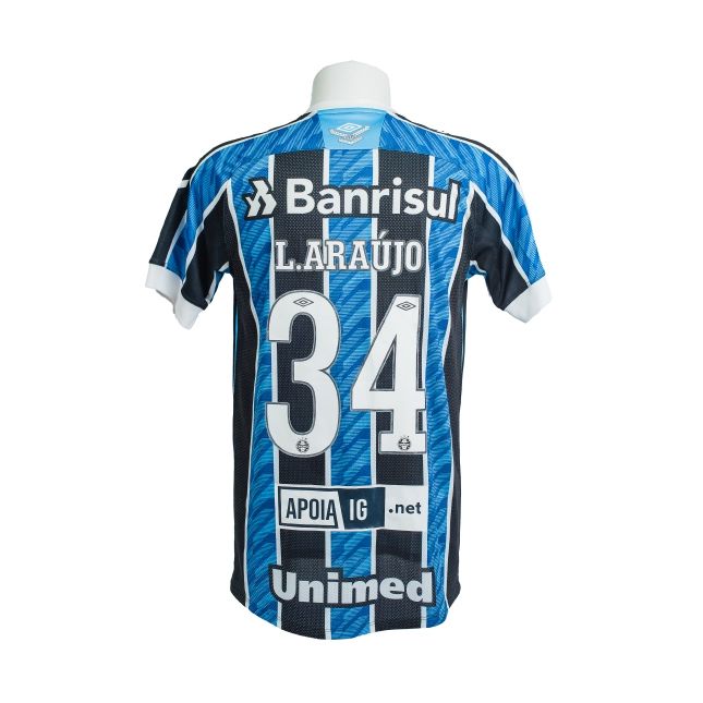 Camisa Tricolor Grêmio 2022 – Umbro – #34 L. Araújo